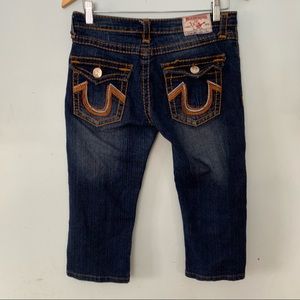 True religion jeans womens cropped/capris
